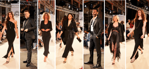 Noir - Black eveningwear trends from Victoria Leeds Fashion Show